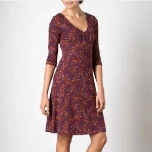 Toad&co Rosalinda dress floral pattern organic cotton size M